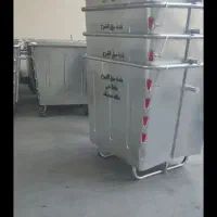 سطل زباله گالوانیزه / مخزن آشغال فلزی شهرداری