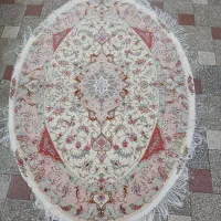 فرش دستبافت قالیچه بیضی