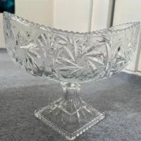 ظرف کریستال اجیل یا میوه خوری بسیار شیک|ظروف سرو و پذیرایی|همدان, |دیوار