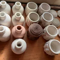 سنگ مصنوعی گلدان و جا ادویه ای