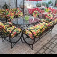 صندلی طرح آلکاسر باغی مبلمان اتشدان دار 77|صندلی و نیمکت|محمدشهر, محمدشهر|دیوار