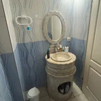 روشویی با آیینه سنگ