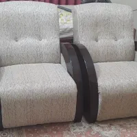 مبل راحتی پارچه ای(کاناپه) ۷نفره با میز پذیرایی|مبلمان خانگی و میز عسلی|بابل, |دیوار