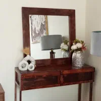 اینه کنسول چوبی مینیمال