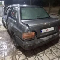 سواری پراید تصادفی