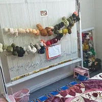 تابلو فرش دستبافت نیمه کاره