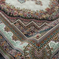 فرش سرمه ای جفت ۹ متری