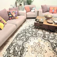 مبل کرم راحتی در حد نو هفت نفره