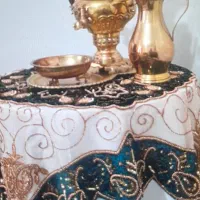 سماور برنجی و میز و رومیزی|صنایع دستی و سایر لوازم تزئینی|کرج, اسلامآباد|دیوار