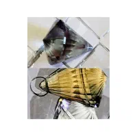 آویز زنبق لاله دانه کریستال لوستر وارداتی ترانس