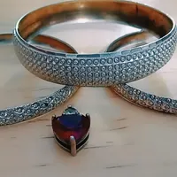 النگو دخترانه و زنانه نقره اصل اصل.