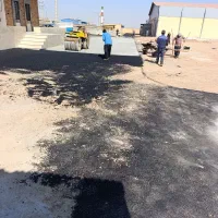 اجرای اسفالت و ایزوگام