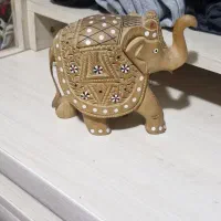 فیل چوبی هندی دکوری