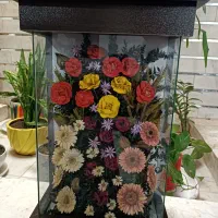 باکس گل شیشه ای