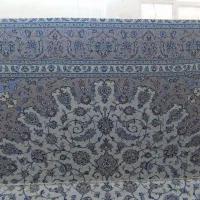 قالی دستباف ۱۲متری نوزده گل معرفتی بوم کرم|فرش|آران و بیدگل, |دیوار