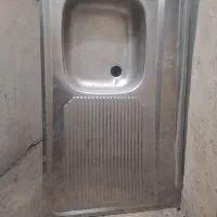 ظرف شویی تک لگن استیل