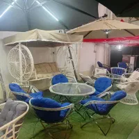 سایبان میزوصندلی نیلین چادر کارخانه جوکار