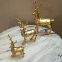 گوزن ورق طلا وی سری کارهای پلی استر