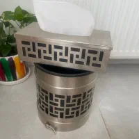 جا دستمالی و سطل