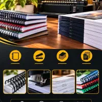 خدمات سیمی و منگنه کتاب با کیفیت بالا و قیمت مناسب