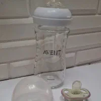 شیشه شیر پیرکس اونت و پستونک وشیردوش دستی