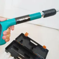 میخکوب‌ تفنگی وجعبه ابزاردریل دار۱۰۰عددی|ابزارآلات|شاهین‌شهر, شهرک پردیس|دیوار