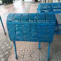 سطل زباله فلزی|مصالح و تجهیزات ساختمان|امامزاده عبدالله, |دیوار