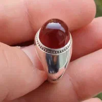 انگشتر نقره مرحوم حاج حسین جدی سنگ عقیق|بدلیجات|تهران, نیروی هوایی (پیروزی)|دیوار