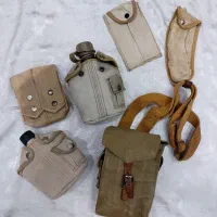 کیف و قمقمه قدیمی طبیعتگردی آفرود کوهنوردی