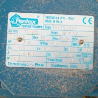 پمپ ایتالیایی ۳فاز ۷نیم اسب