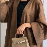 مانتو عبایی ژاکارد پنبه نصف قیمت مزون ها