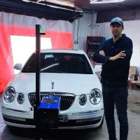 تنظیم چراغ با دستگاه ایتالیایی.نصب لنز. شفاف سازی