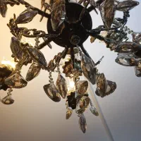 لوستر ۶ شعله ۱۲ شاخه تمام برنز