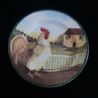 چهار بشقاب دیوارکوب قدیمی و آنتیک