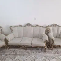 یک دست مبل7نفره سلطنتی|مبلمان خانگی و میز عسلی|ایذه, |دیوار