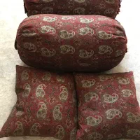 بالش سنتی طرح ترمه،پتو دو نفره گلبافت،پتو مسافرتی|رختخواب، بالش، پتو|کرج, گلشهر|دیوار