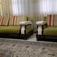مبل ۷ نفره درحد نو بااستحکام و با کیفیت چوب بالا|مبلمان خانگی و میز عسلی|شیراز, خلیلی|دیوار