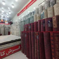 فرش ۱۲ متری باستان یزد لاکی شکوفه کائنات شعبانیه۱|فرش|بیرجند, |دیوار