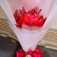 دسته گل روبانی شاخه ای 25هزار تومن فقط تا روز دختر|گل مصنوعی|اهواز, کوی مهدیس|دیوار