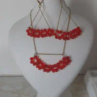 ست گردنبد و گوشواره