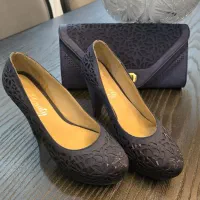 کیف و کفش مجلسی سرمه ای و مشکی