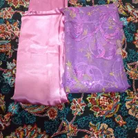 پارچه لباس جنس اطلس بارویه طوری