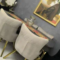 نهارخوری ۶ نفره و میز تلوزیون به همراه ۲ عدد آیینه|میز و صندلی غذاخوری|تهران, پرستار|دیوار