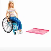 عروسک باربی متل یوگا ویلچری