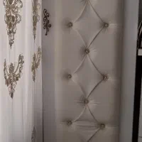 تخت دو نفره همراه با پاف و پاتختی و ۲ عدد کمد سفید|تخت و سرویس خواب|تهران, نیروی هوایی (پیروزی)|دیوار