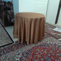 میزگرد چوبی با شال رویه ی بلند|مبلمان خانگی و میز عسلی|تبریز, |دیوار