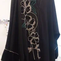 مانتو عبا مجلسی مزون دوز جواهر دوری شده
