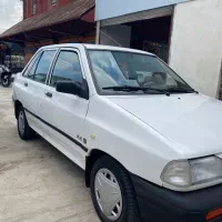 پراید سفید ۸۸ دوگانه در حد