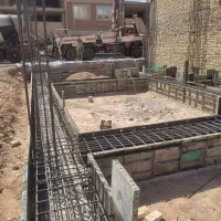 اجرا اسکلت بتنی  ، فنداسیون سوله  ،