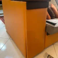 راحتی ۵ نفره L به همراه میز بار مخفی و دو باکس|مبلمان خانگی و میز عسلی|تهران, سوهانک|دیوار